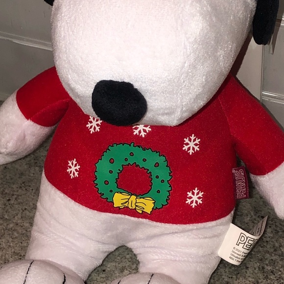 ✨NWT✨ Peanuts Snoopy & Woodstock Christmas Holiday Plush Doll Set - Picture 2 of 4